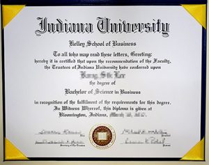 Order IU Diploma Certificate