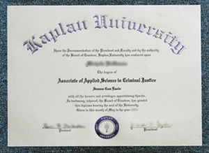 Regain Your Kaplan University Diploma Online, Buy a KU Degrees